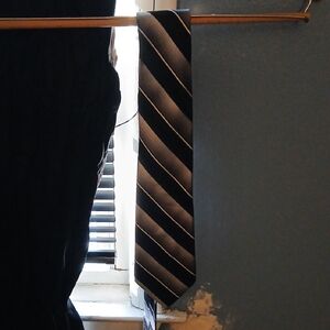 Croft & Barrow Black and Gray Tie